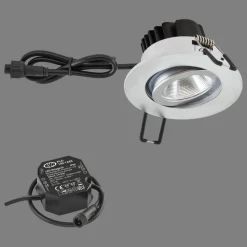 EVN PC65 inbouwlamp rond 3000K chroom mat