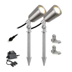 EVN PC6806 LED tuinspot, 12V, 3.000K, 2er-set