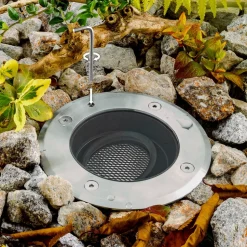 EVN Pentola inbouwlamp RVS Ø13,5cm 3.000K