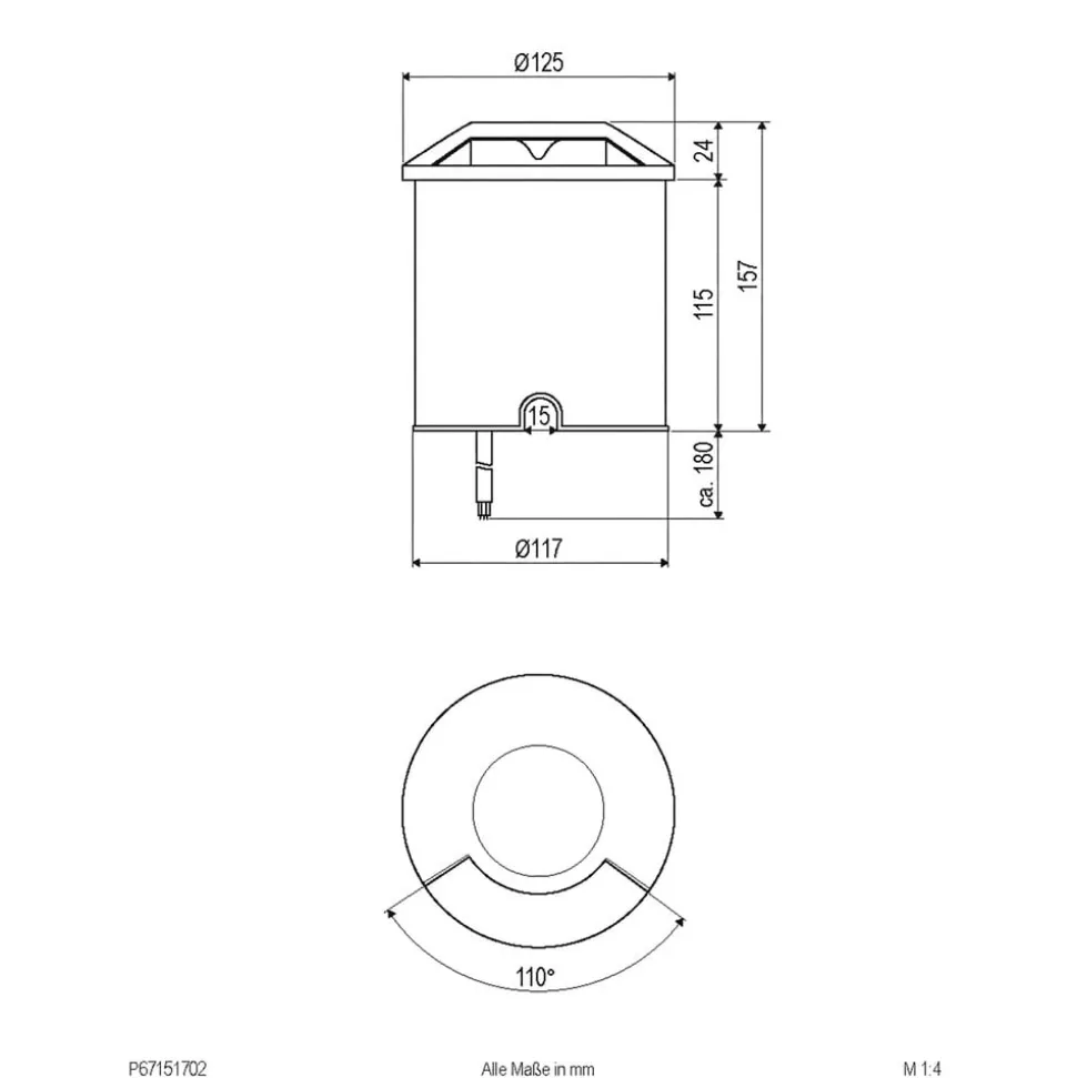 EVN Scopum LED inbouwlamp rond 1-voudig