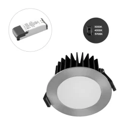EVN Solido85, 230V, dimbaar, CCT, chroom