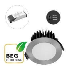 EVN Solido85, 230V, dimbaar, CCT, chroom