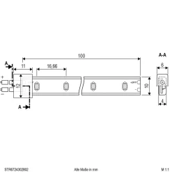 EVN STR6724 LED strip IP67 5m 24W 3.000K