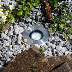 EVN Talpa grondspot inbouwlamp GU10 RVS rond