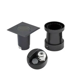 EVN Talpa grondspot inbouwlamp GU10 RVS hoekig