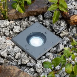 EVN Talpa grondspot inbouwlamp zwenkbaar, hoekig