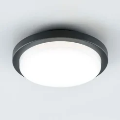 EVN Tectum LED buiten plafondlamp rond, Ø 24,6 cm