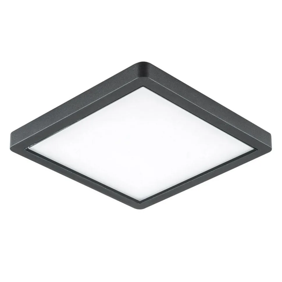 EVN Tectum LED buiten plafondlamp hoekig met glas