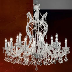 Excellente kroonluchter LILIANA, 18-lichts
