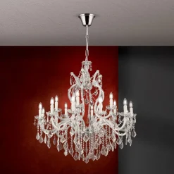 Excellente kroonluchter LILIANA, 18-lichts