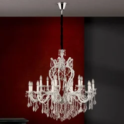 Excellente kroonluchter LILIANA, 18-lichts