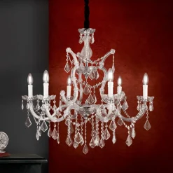 Excellente kroonluchter LILIANA, 6-lichts