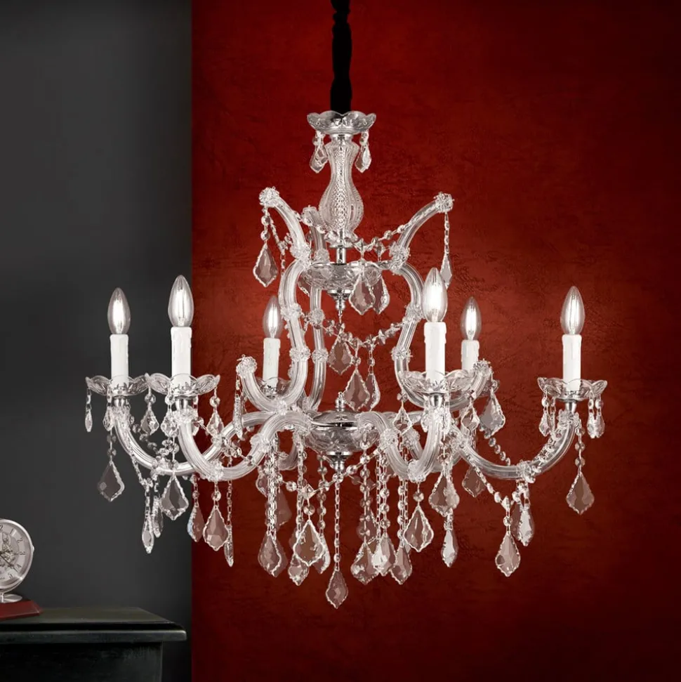 Excellente kroonluchter LILIANA, 6-lichts