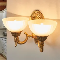 Exclusieve wandlamp NOAM met brons