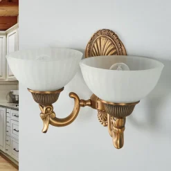 Exclusieve wandlamp NOAM met brons