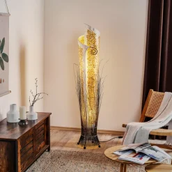 Exotische vloerlamp YUNI 150 cm