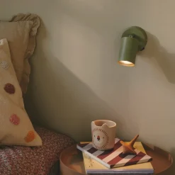 Explore wandspot met kabel en stekker, GU10, groen