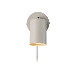 Explore wandspot met kabel en stekker, GU10, beige