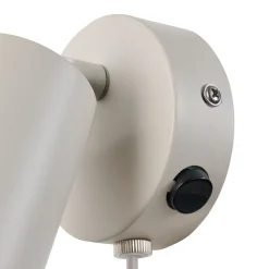 Explore wandspot met kabel en stekker, GU10, beige