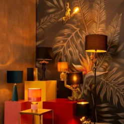 Extravaganza Chimp hanglamp, goud mat/zwart