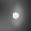 Fabbian Lumi Sfera glas-wandlamp, Ø 9 cm