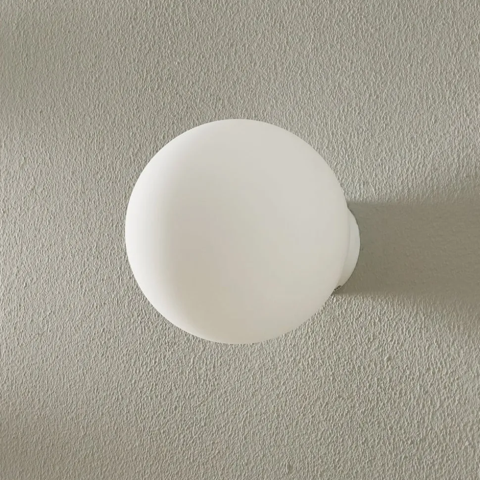 Fabbian Lumi Sfera glas-wandlamp, Ø 14 cm