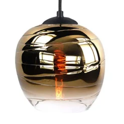 Fantasie Appel kap, goud, Ø 22 cm, glas