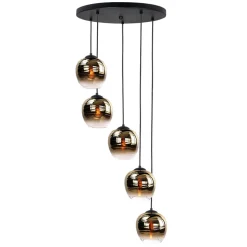 Fantasie Appel kap, goud, Ø 22 cm, glas