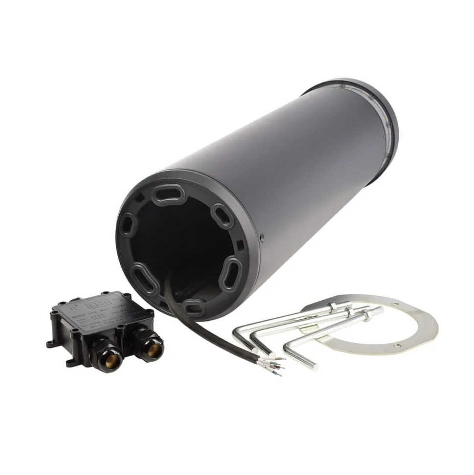 Faro LED tuinpadverlichting, hoogte 100 cm, donkergrijs, DALI, 3.000 K