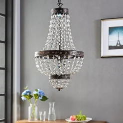 Fascinerende hanglamp Jorve met kristal