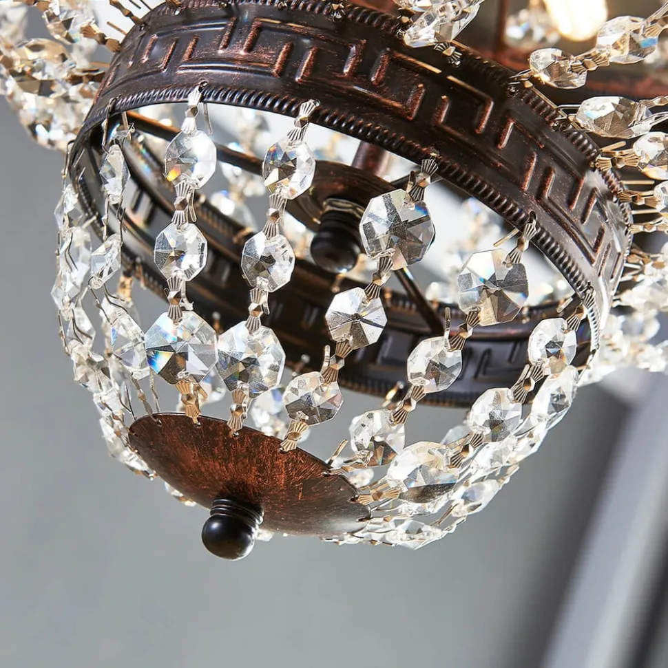 Fascinerende hanglamp Jorve met kristal