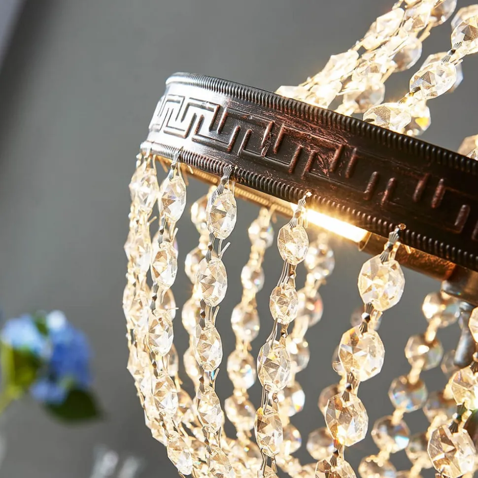 Fascinerende hanglamp Jorve met kristal