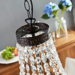 Fascinerende hanglamp Jorve met kristal