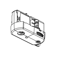 3-fase multiadapter Noa, draagkracht 5kg, zwart