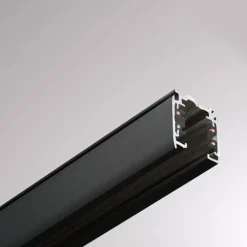 3-fasen railsysteem Noa opbouw 100cm, zwart