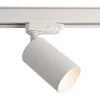 3-fasen railsysteem spot Can, wit, aluminium, GU10, draaibaar gemonteerd
