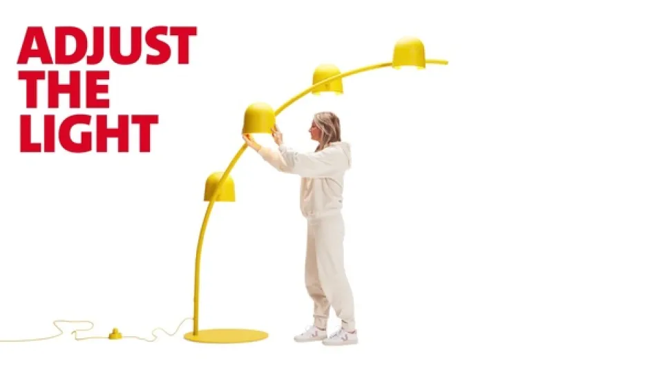 Fatboy Big Lebow vloerlamp, bananengeel