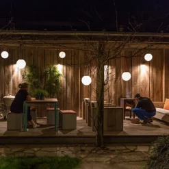 Fatboy Bolleke LED hanglamp met accu, taupe