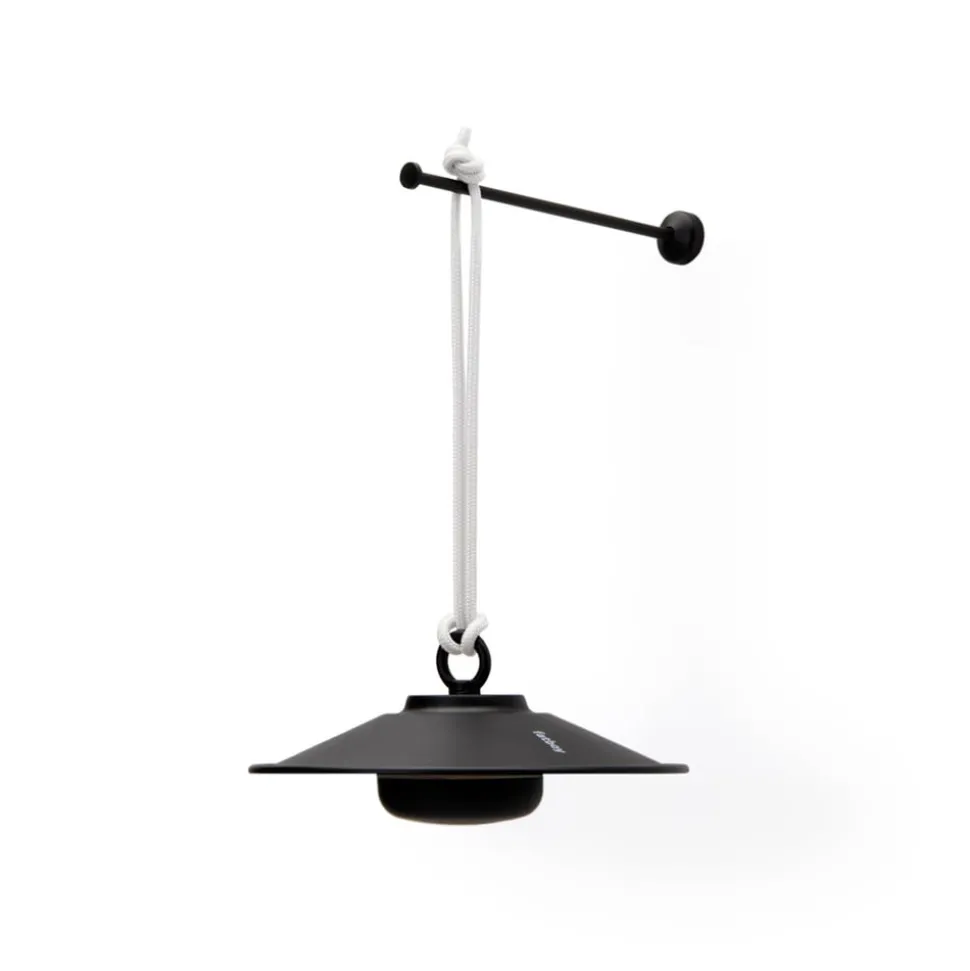 Fatboy Chap-O LED oplaadbare hanglamp, zwart, dimbaar, IP55