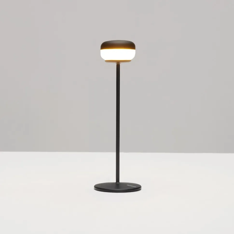 Fatboy LED oplaadbare tafellamp Cheerio, zwart, dimbaar, IP55