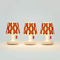 Fatboy mini Cappie kap, 3 per set, weave pumpkin