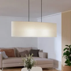 Febres hanglamp, zwart/wit, 2-lamps.