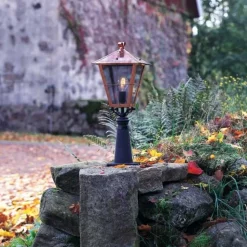 Fenix tuinpadverlichting in koper, 66,5 cm