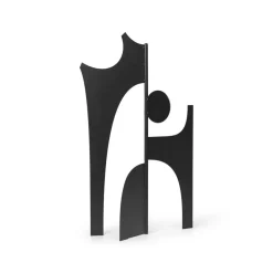 ferm LIVING Contour Piece sculptuur, zwart, hoogte 42,7 cm
