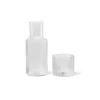 ferm LIVING karafset Ripple Small, helder, glas, 2-delig