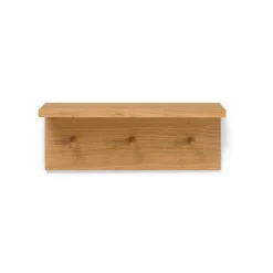 ferm LIVING opbergrek Place Rack, 45 cm lang, haak, hout