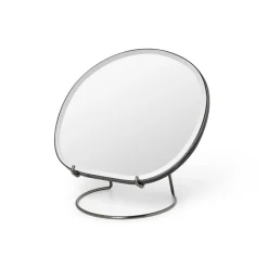 ferm LIVING Pond tafelspiegel, chroom, breedte 21 cm, glas