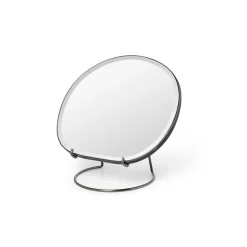 ferm LIVING Pond tafelspiegel, chroom, breedte 21 cm, glas