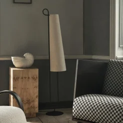 ferm LIVING Shell vaas, wit, breedte 31 cm, keramiek