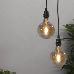 Fitting E27 met Ute kabel, 5 m, zwart